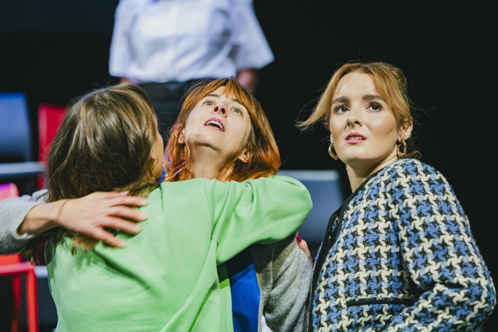 Photograph from a performance of 'The Visit'